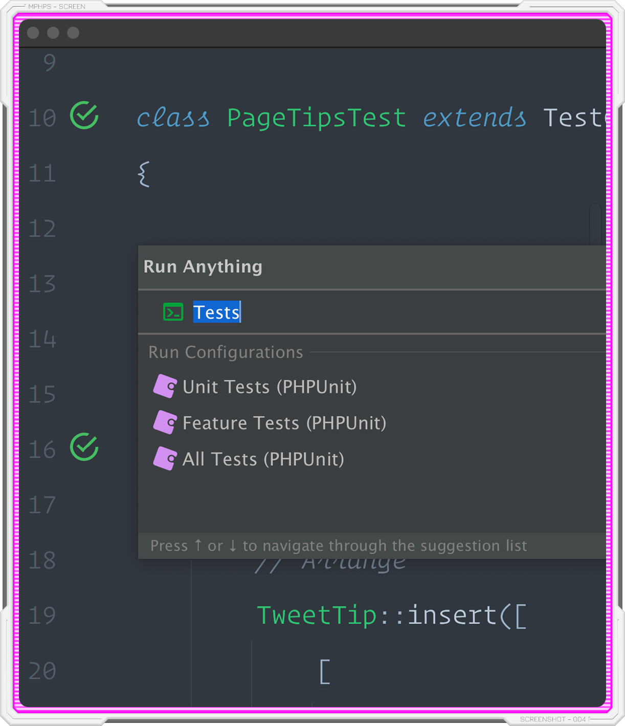 PhpStorm look by default